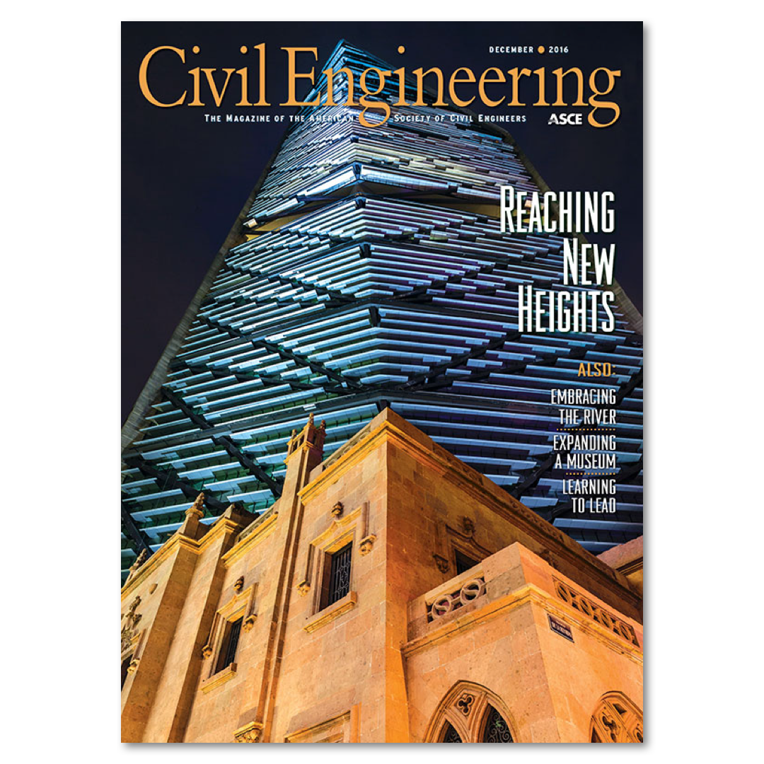 Civil Engineering Magazine Cover